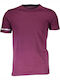 Gas GATS01STARTER Men's Short Sleeve T-shirt Purple