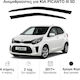 Heko Set of Windbreakers Front Car Dark Fime for Kia Picanto 2pcs