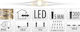 300 Lights LED 5m. x 500cm Warm White type Rain 1pcs