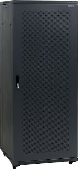 Central Επιδαπέδια Καμπίνα Rack 32U με 2 Διάτρητες Πόρτες 80x80x163cm Μαύρο 9900 4 800 32/C2
