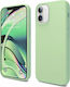 Sonique Liquid Back Cover Silicone Green (iPhon...