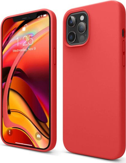 Sonique Liquid Umschlag Rückseite Silikon Rot (iPhone 12 Pro Max)