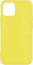 Sonique Liquid Back Cover Σιλικόνης Κίτρινο (iP...