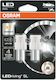 Osram Lampen Auto & Motorrad P21W-BA15S-1156 LED Orange 12V 1.3W 2Stück