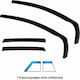 Heko Set Car Windbreakers Front And Back Dark Fime For Skoda Octavia Tour 4/5D 1996-2010 4 Pieces