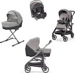 Inglesina Πολυκαρότσι Trilogy Quattro Maui Grey με Σκελετό City Titanium