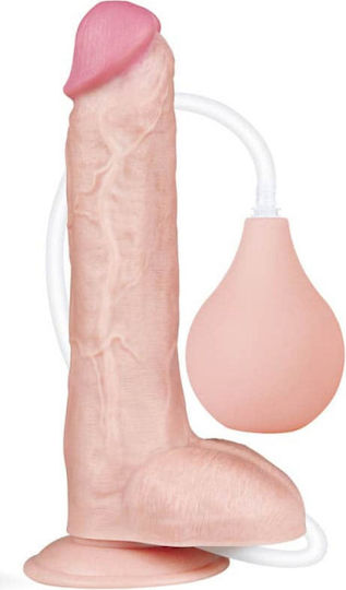 Lovetoy Squirt Extreme Realistic Dildo with Scrotum Suction Cup and Ejaculating Flesh 25cm