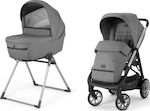 Inglesina Aptica Duo Verstellbar 2 in 1 Baby Kinderwagen Geeignet für Neugeborene Kensington Grey 10.4kg