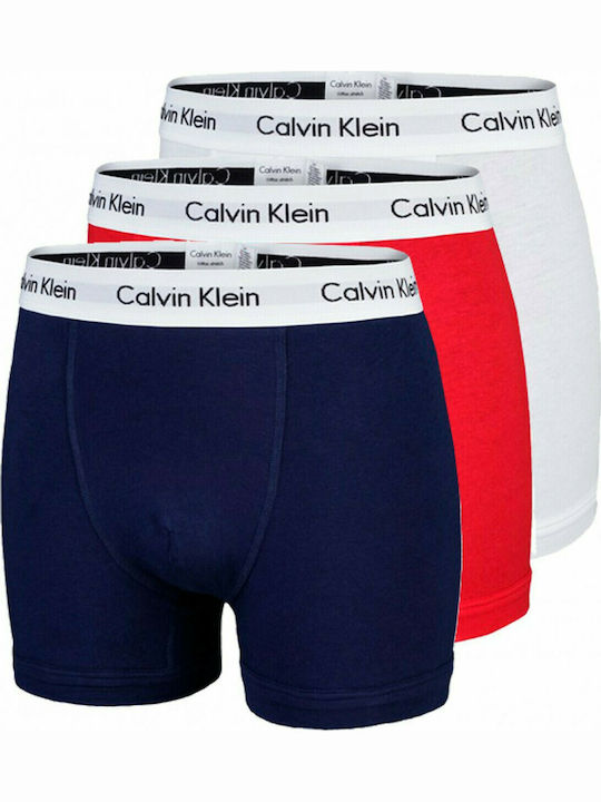 Calvin Klein Ανδρικά Μποξεράκια Navy / Red / White 3Pack