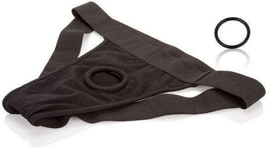 Calexotics The Ultra-soft Strap On Harness Jock Strap Harness σε Μαύρο Χρώμα