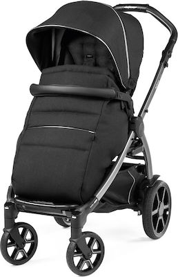 Peg Perego New Book Reglabil Cărucior pentru Bebeluși Potrivit pentru Nou-născut Strălucire neagră 10.8kg 02963MU13