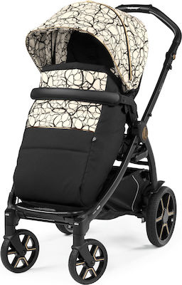 Peg Perego New Book Verstellbar Kinderwagen Geeignet für Neugeborene Graphic Gold 10.8kg