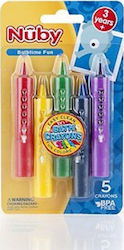 Nuby Bath Time Crayon Badewannenstifte für 3++ Monate 5Stück