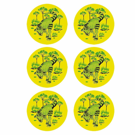 ToyMarkt with Dinosaurs Kids Airball Yellow 23cm.