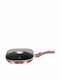 Berlinger Haus i-Rose Collection Grill With Lid made of Aluminum with Stone Coating 28cm