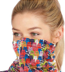 Eco Chic Snood Face Mask Stacking Cats 1τμχ