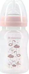 Kikka Boo Plastic Baby Bottle Anti-Colic with Silicone Nipple for 3+ months Pink Flamingo - Pink 240ml