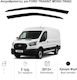 Heko Set of Windbreakers Front Car Dark Fime for Ford Transit 2pcs
