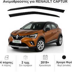 Heko Σετ Ανεμοθραύστες Μπροστινοί Σκούρο Φιμέ για Renault Captur 2τμχ 27012 Heko Σετ Ανεμοθραύστες Μπροστινοί Σκούρο Φιμέ για Renault Captur 2τμχ 27012