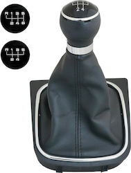 Simoni Racing Shift Knob Golf 5 με Ένδειξη 6 Ταχυτήτων και Φούσκα σε Πλαίσιο 5/6 for Volkswagen Golf black