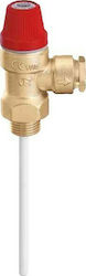 Caleffi 03428 Two-Way Brass Pressure Relief Valve ¾" for boiler