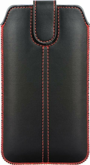 Forcell Pocket Case Ultra Slim έως 5.4" (Μαύρο)