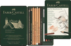 Faber-Castell Pitt Monochrome Set Σετ 12 χρώματα Faber-Castell Pitt Monochrome Set Σετ 12 χρώματα