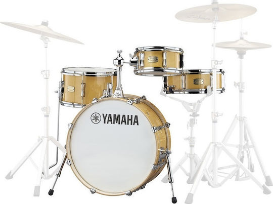 Yamaha Stage Custom Hip Drum Set Natural Wood