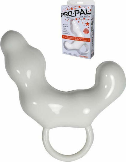 Doc Johnson Pro Pal For Men Πρωκτικό Dildo White 10.5cm