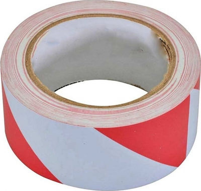Logo Markierungszubehör Rot-Weiß in Mehrfarbig Farbe 33m x 5cm