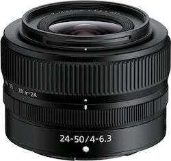 Nikon Full Frame Φωτογραφικός Φακός Nikkor Z 24-50mm f/4-6.3 Standard Zoom για Nikon Z Mount Black