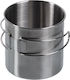 Mil-Tec Glass for Camping Stainless Steel Cup with Folding Handle 800 ml