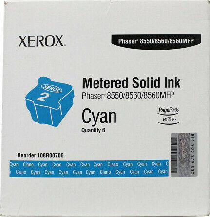 Xerox Γνήσιο Μελάνι Εκτυπωτή InkJet Κυανό (108R00706)