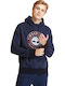 Timberland Men's Sweatshirt with Hood and Pockets Navy Blue TB0A2CQD433