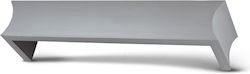 Enis by Domus Metope Vorhangstange 100cm. Aluminium Nickel Matt