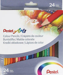 Pentel Arts Farbstift-Set 24Stück CB8-24U