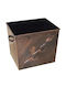 Thermogatz Metalic Caseta Depozitare lemne 47x35x40cm Cupru