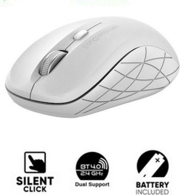 Alcatroz Duo 3 Magazin online Bluetooth Mouse Alb