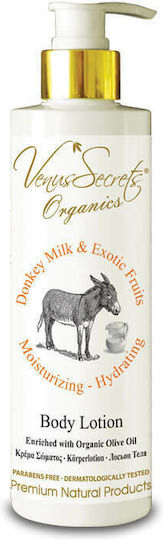 Venus Secrets Donkey Milk & Exotic Fruits Ενυδατική Lotion Σώματος με Γάλα Γαϊδούρας για Ξηρές/Πολύ Ξηρές Επιδερμίδες 250ml