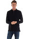 Polo Short Sleeve Black Blouse