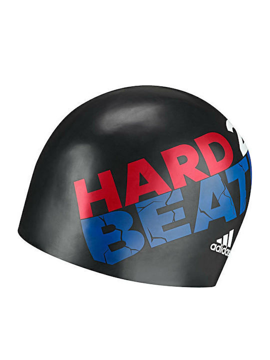 adidas Slogan Σκουφάκι Κολύμβησης Ενηλίκων από Σιλικόνη Μαύρο