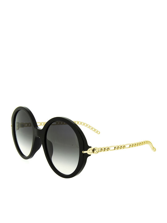 Gucci Γυναικεία Γυαλιά Ηλίου με Μαύρο Σκελετό και Μαύρο Καθρέφτη Φακό GG0726S 001