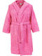 Dimcol No8 1320910805100026 Kids' Swimming Bathrobe Cotton Pink
