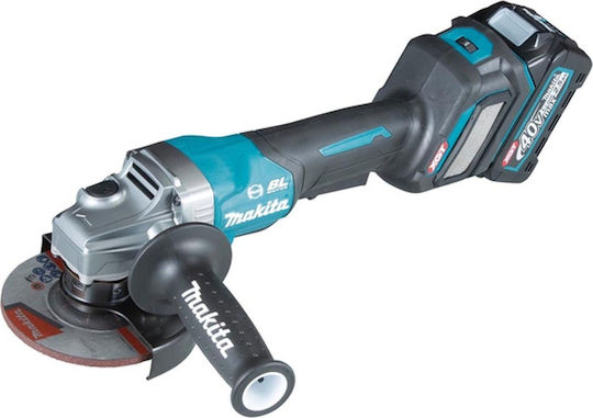 Makita GA029GM201 Τροχός 125mm Μπαταρίας Brushless με Ρύθμιση Στροφών 2x4Ah