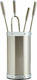Zogometal Fireplace Tool Set with Bucket Nickel Matt/Chromium
