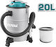 Total Ash Vacuum 1200W with 20lt Waste Container