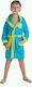 Interbaby Παιδικό Μπουρνούζι Turquoise με Κουκούλα