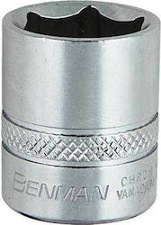 Benman Socket Hex with Square Drive 1/4" Diameter 14mm