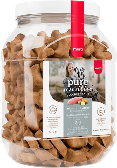 Meradog Pure Sensitive Biscuit Dog Diet Grain & Gluten Free with Potatoes and Turkey 600gr