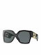 Versace Women's Sunglasses with Black Plastic Frame and Black Lens VE4402 GB1/87